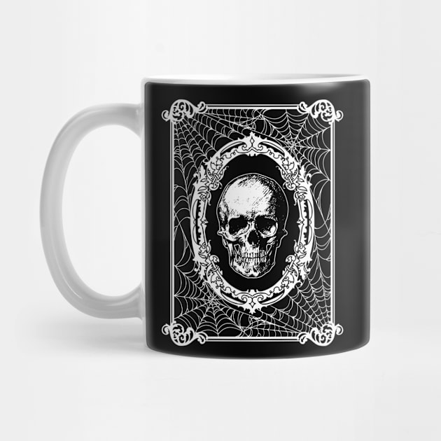 Gothic Victorian Framed Skull by RavenWake